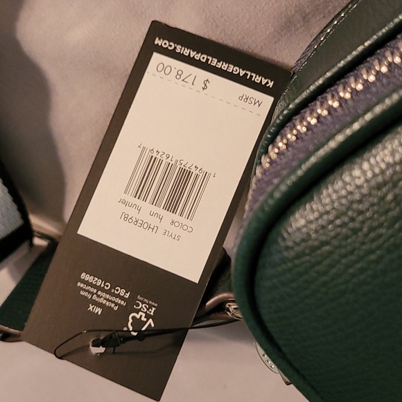 KARL LAGERFELD CAMERA BAG NWT - Picture 7 of 12